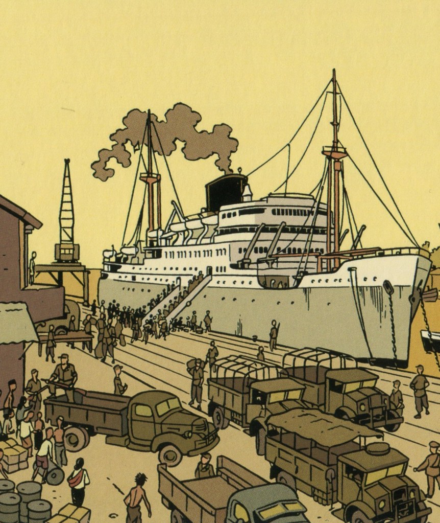 Tegelberg op tekening uit Rampokan.
